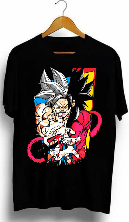 Goku ultra y sayan 4 - (T-shirt Oversize).